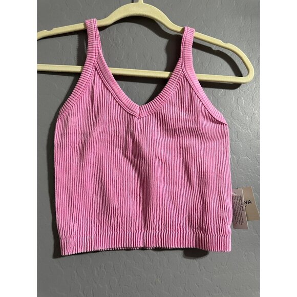 Arizona Jean CO. ribbed crop tank top size M NWT - Picture 1 of 4